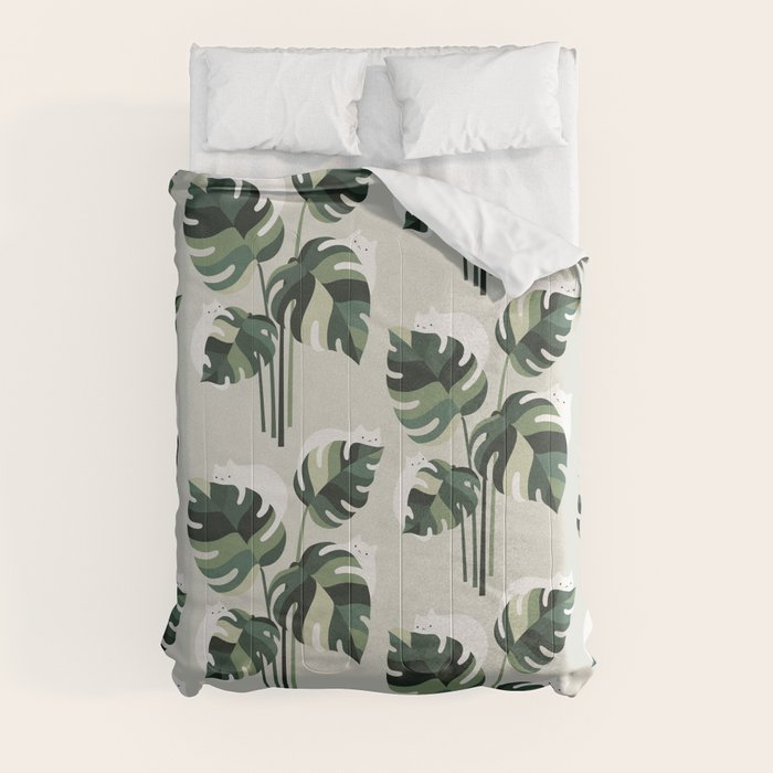 Cat and Plant 11 Pattern Comforter Gallery Image 3