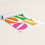 Rainbow LOVE - Groovy Repeat! Yoga Mat Gallery Image 2
