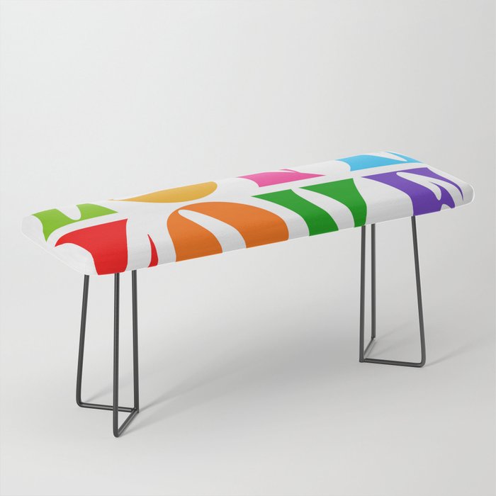 Rainbow LOVE - Groovy Repeat! Bench Gallery Image 1