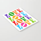 Rainbow LOVE - Groovy Repeat! Notebook Gallery Image 2