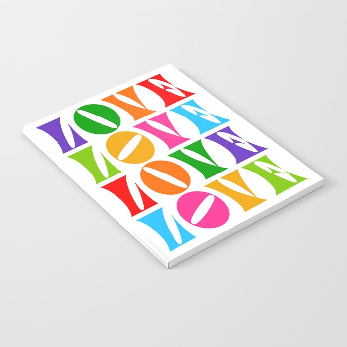 Rainbow LOVE - Groovy Repeat! Notebook Gallery Image 2