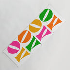 Rainbow LOVE - Groovy Repeat! Yoga Mat Gallery Image 1