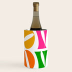 Rainbow LOVE - Groovy Repeat! Wine Chiller Gallery Image 1
