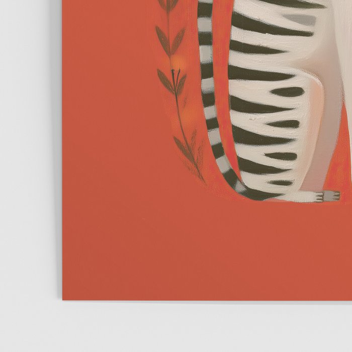 Striped Cat Pair Poster Gallery Image 3