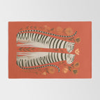 Striped Cat Pair Rug Gallery Image 2