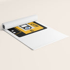 Pittsburgh Steel City 412 Vintage Music Cassette Tape Yoga Mat Gallery Image 2