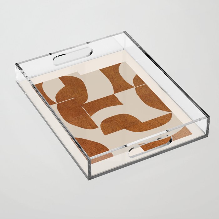 Minimal Geometric Shapes 227 Acrylic Tray Gallery Image 1