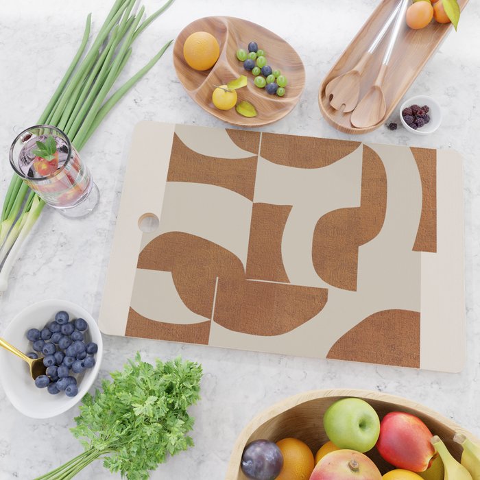 Minimal Geometric Shapes 227 Cutting Board Gallery Image 2
