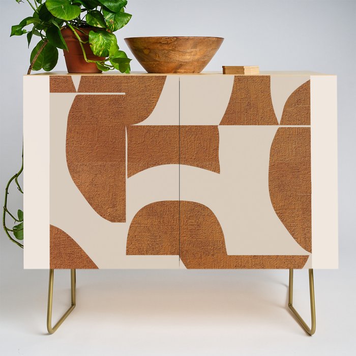 Minimal Geometric Shapes 227 Credenza Gallery Image 1