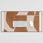 Minimal Geometric Shapes 227 Desk Mat Gallery Image 1