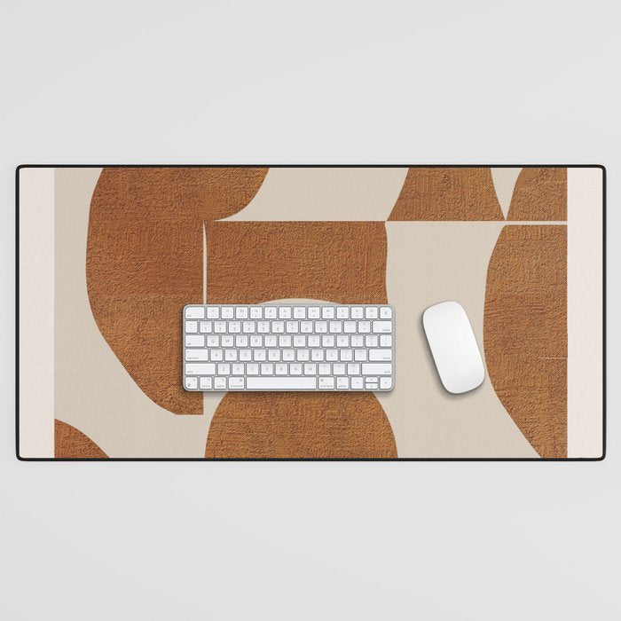 Minimal Geometric Shapes 227 Desk Mat Gallery Image 1