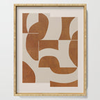 Minimal Geometric Shapes 227 Serving Tray Gallery Image 1