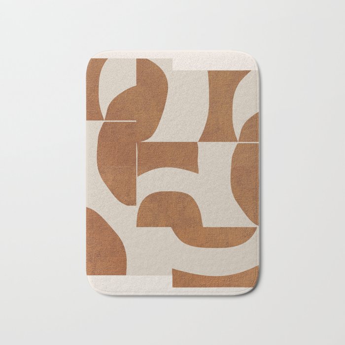 Minimal Geometric Shapes 227 Bath Mat Gallery Image 1