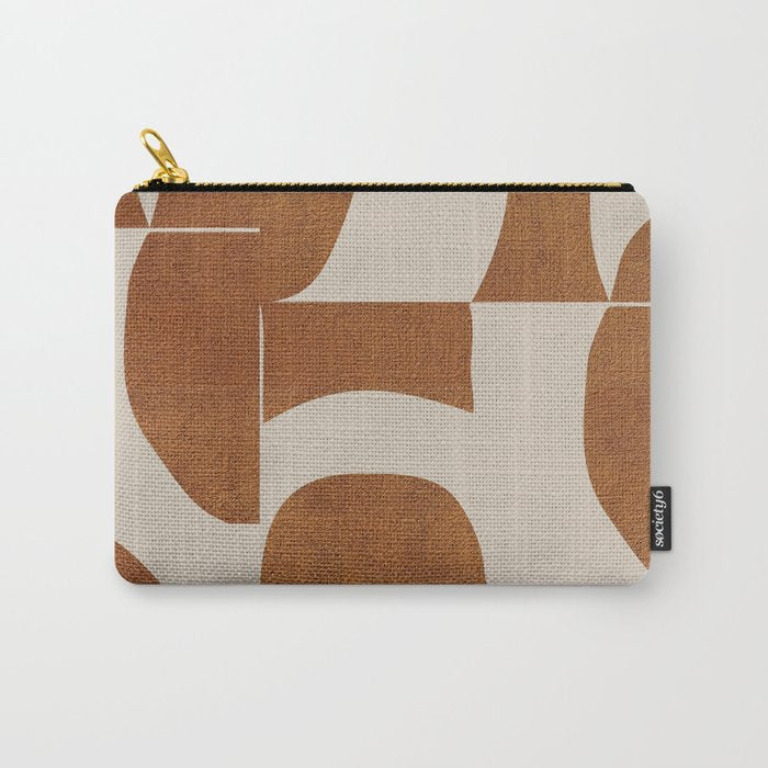 Minimal Geometric Shapes 227 Carry All Pouch Gallery Image 1