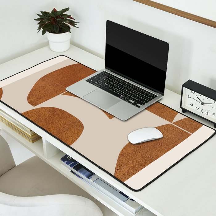 Minimal Geometric Shapes 227 Desk Mat Gallery Image 2
