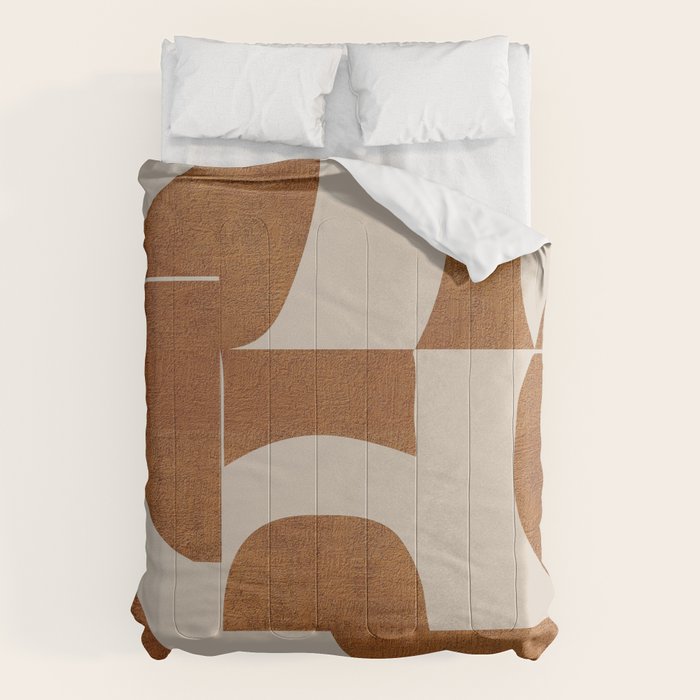 Minimal Geometric Shapes 227 Comforter Gallery Image 1