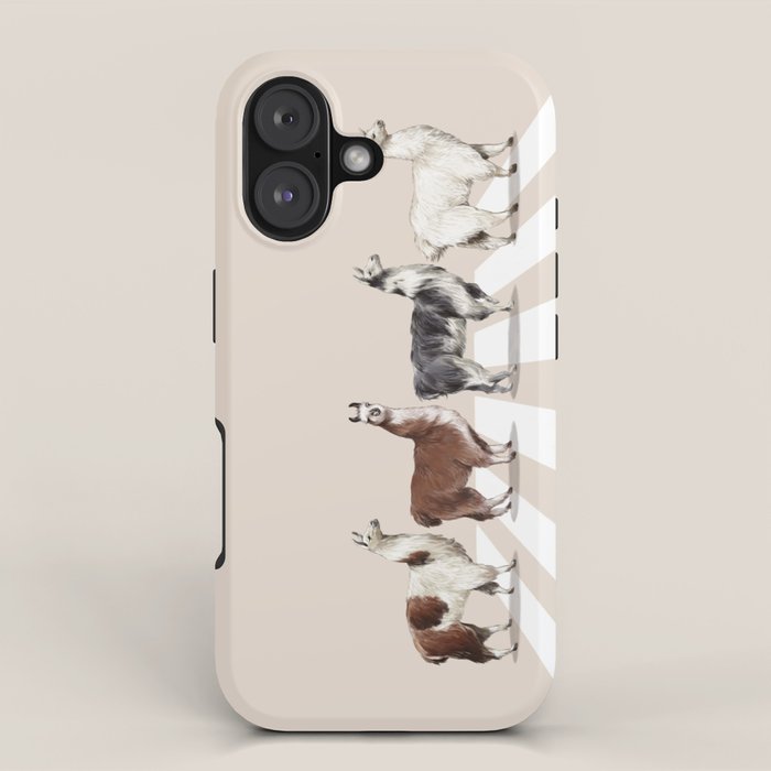 Llama The Abbey Road #2 iPhone Case Gallery Image 1