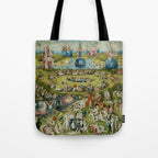 Hieronymus Bosch The Garden of Earthly Delights Tote Bag Gallery Image 1