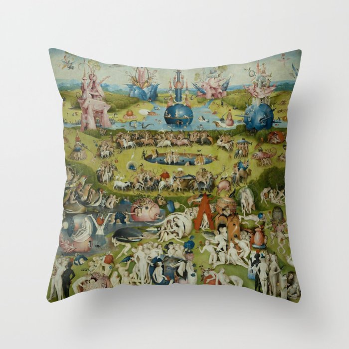 Hieronymus Bosch The Garden of Earthly Delights Throw Pillow Gallery Image 6