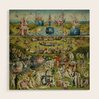 Hieronymus Bosch The Garden of Earthly Delights Wood Wall Art Gallery Image 1