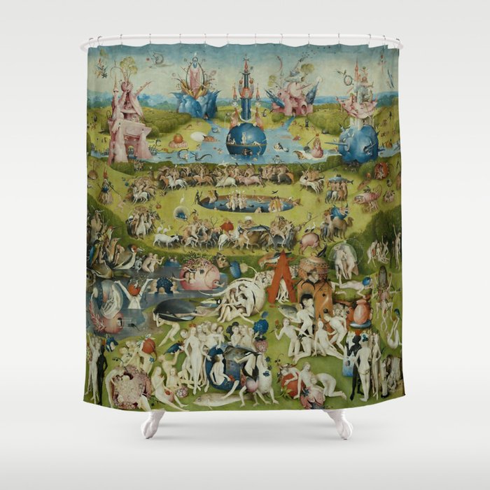 Hieronymus Bosch The Garden of Earthly Delights Shower Curtain Gallery Image 1
