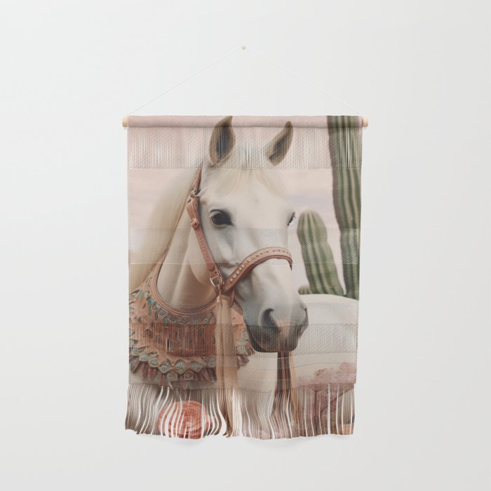 Desert Bohemian Garden Horse Wall Hanging Gallery Image 1