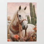 Desert Bohemian Garden Horse Poster Gallery Image 4