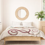 Albertus Seba Three Snakes Illustration  Duvet Cover Gallery Image 3