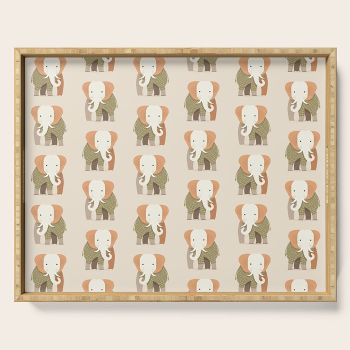 Whimsical Elephant Serving Tray Gallery Image 1