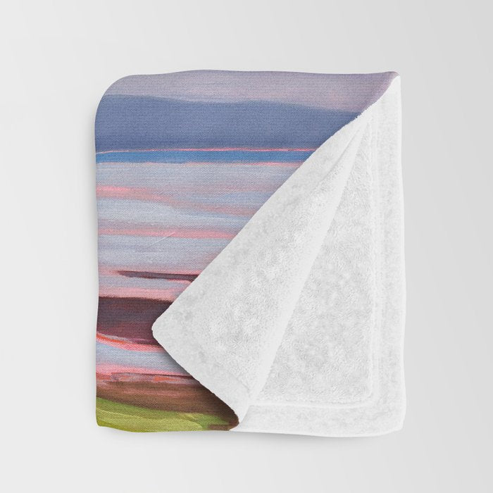 Peaceful Evening Water Scene Throw Blanket Gallery Image 3
