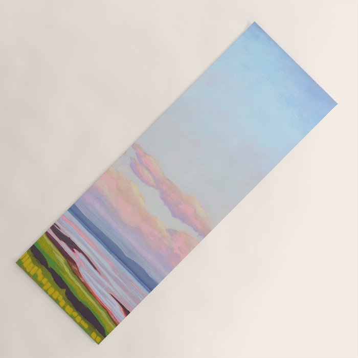 Peaceful Evening Water Scene Yoga Mat Gallery Image 1