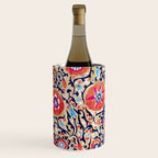 Shakhrisyabz Suzani Uzbek Embroidery Print Wine Chiller Gallery Image 1