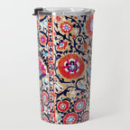 Shakhrisyabz Suzani Uzbek Embroidery Print Travel Mug Gallery Image 3