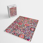 Shakhrisyabz Suzani Uzbek Embroidery Print Jigsaw Puzzle Gallery Image 2