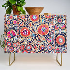 Shakhrisyabz Suzani Uzbek Embroidery Print Credenza Gallery Image 1