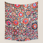 Shakhrisyabz Suzani Uzbek Embroidery Print Wall Tapestry Gallery Image 4