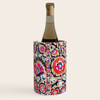 Shakhrisyabz Suzani Uzbek Embroidery Print Wine Chiller Gallery Image 2
