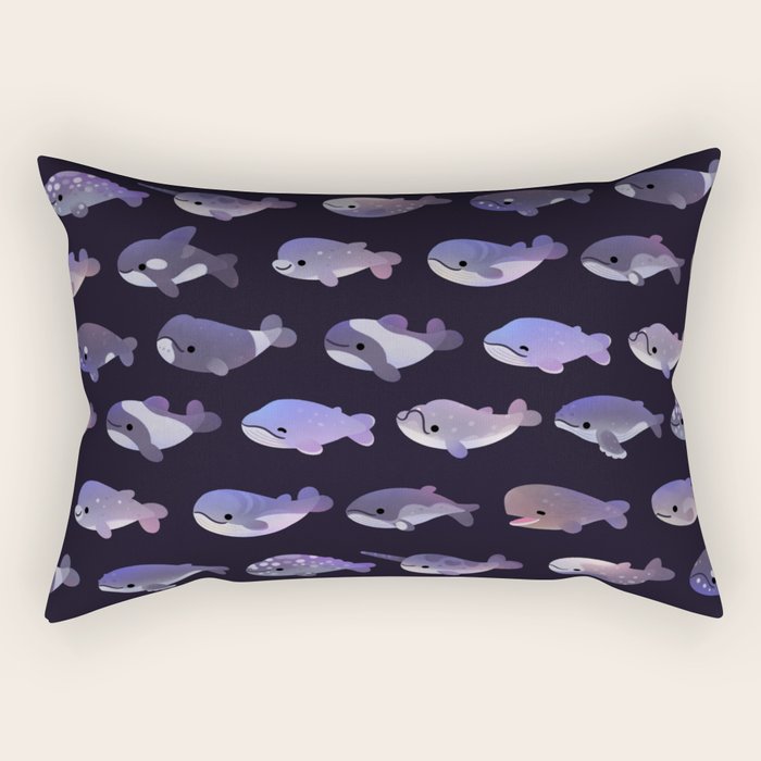 Whale Day Rectangular Pillow Gallery Image 2