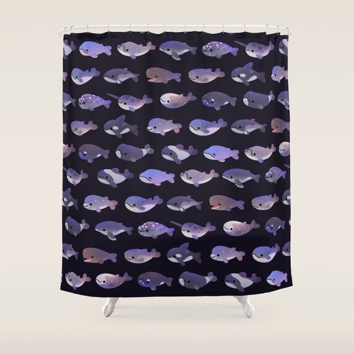 Whale Day Shower Curtain Gallery Image 1