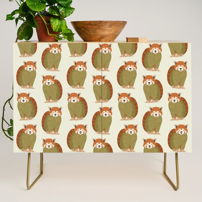 Whimsical Red Panda Credenza Gallery Image 1