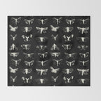 moths Throw Blanket Gallery Image 2