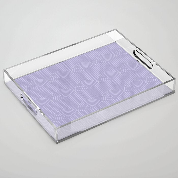 Art Deco Arch Pattern XV Acrylic Tray Gallery Image 1
