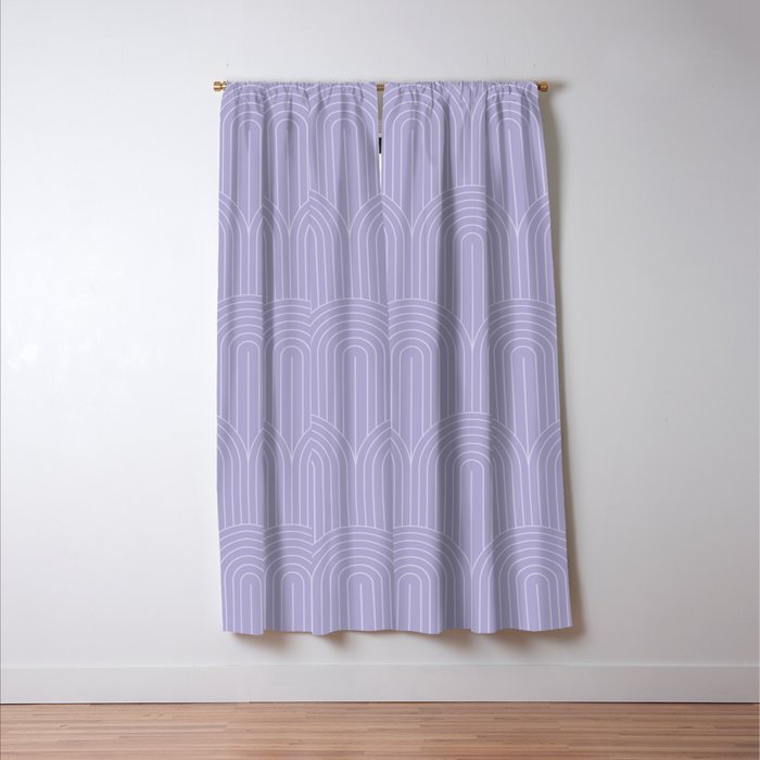 Art Deco Arch Pattern XV Window Curtain Gallery Image 3