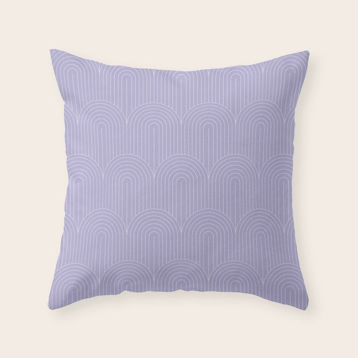 Art Deco Arch Pattern XV Throw Pillow Gallery Image 6