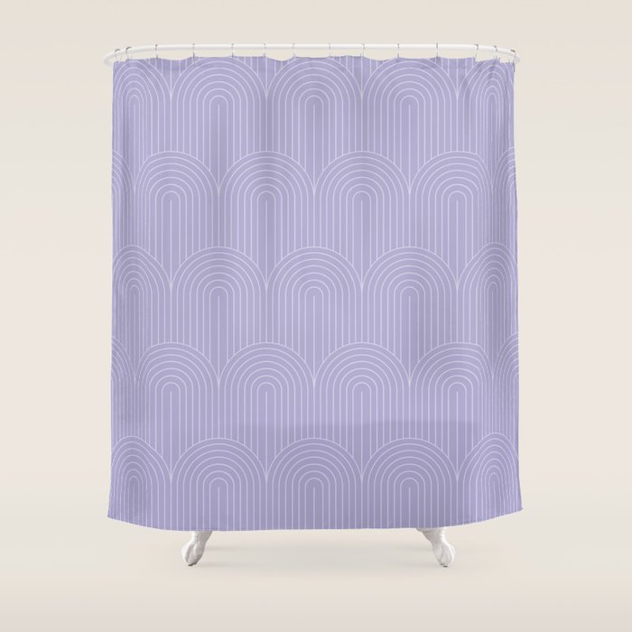 Art Deco Arch Pattern XV Shower Curtain Gallery Image 1