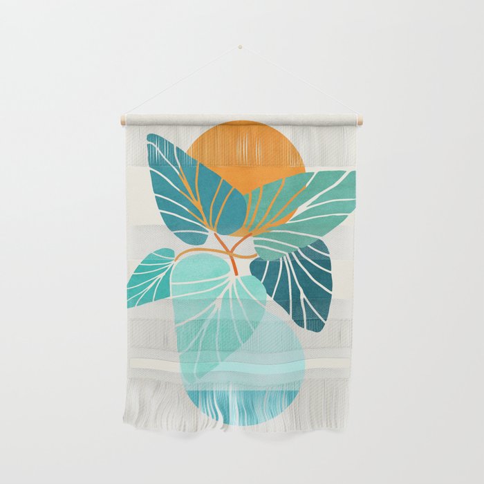 Tropical Symmetry Retro Botanic Wall Hanging Gallery Image 1