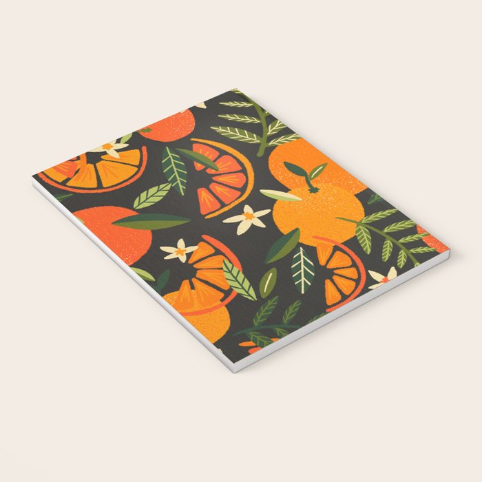 Orange Blooms - Charcoal Notebook Gallery Image 3