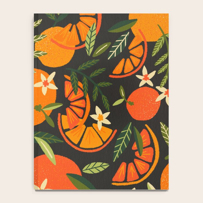 Orange Blooms - Charcoal Notebook Gallery Image 4
