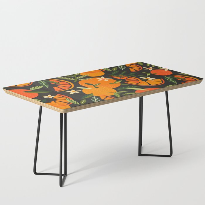 Orange Blooms - Charcoal Coffee Table Gallery Image 1