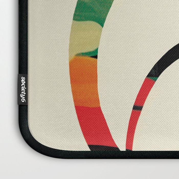 Abstract Snakes in the Flowers 1 Laptop Sleeve Gallery Image 3